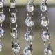 10 FT Glass Crystal Garland Diamond Clear Chandelier Hanging Crystal Wedding Decoration Wishing Tree Centerpiece Manzanita Garland