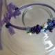 Violet Flower Headband / Flower headband