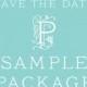 Wedding Save the Date SAMPLE PACKAGE - Classic Save the Date Cards