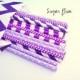 Sugar Plum Purple, Purple Straws *Purple Party *Princess party  *Purple straws - Paper Straws *Purple Wedding Decorations *Purple Bridal