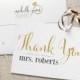 Printed Thank You Cards – Bridal Shower Thank you from the future Mrs. (100)