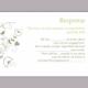 DIY Wedding RSVP Template Editable Word File Instant Download Rsvp Template Printable RSVP Card Olive Green Rsvp Card Elegant Rsvp Card