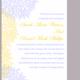 DIY Wedding Invitation Template Editable Word File Instant Download Printable Floral Invitation Yellow Gold Invitation Blue Invitations