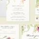 Bohemian Garden | Boho Floral Wedding Set