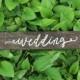 Wedding Sign with Directional Arrow, Wedding, Ceremony, Reception Signs, Rustic Wooden Wedding Sign