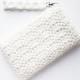 Ivory Bridal Clutch Bag – Bridal White Lace Purse – Crochet Lace Wedding Purse – Wedding Bag – Pearl White Small Wristlet Bag – Crochet Bag