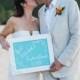 Wedding Chalkboard 11 x 14-Aqua Blue-Beach Weddings, Beach Home Decor, Starfish Home Decor, Mermaids, Beach Home Decor, Hostess Gifts