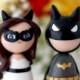 Custom Wedding Batman Cat Woman toppers