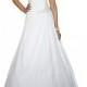 A Line Chiffon Bridal Gown