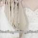 Fairy Tale V neckline Beading Tulle Ruffles Wedding Dress, Crystal Beading Wedding Dress Wtih Tiered Ruffles Tulle Skirt  W519
