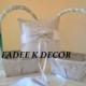 One Bling Ring Bearer Pillow with matching Two Bling Flower girl baskets for your wedding