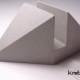 Concrete business card holder or other card marker or event - Kreteware Concrete