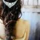 Bridal Headpiece, Wedding Hair Jewelry, Bridal Hair Chain, Wedding Hair Accessories, Bridal Hair Clip