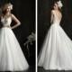 Elegent Straps Sweetheart Bridal Ball Gown with Scooped Back