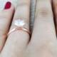 1.50 CT Round Solitaire Engagement Wedding Ring in Solid 14k Rose Gold, Solitaire Engagement Ring, Yellow Gold Ring, Anniversary ring