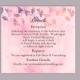 DIY Rustic Wedding Details Card Template Editable Word File Download Printable Leaf Details Card Pink Details Card Floral Enclosure Card