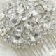 Oval Austria SWAROVSKI Crystal Wedding Bridal Dress Gown Belt Sash / Hair Comb