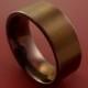 Titanium and Bronze Band Custom Made Ring to Any Sizing and Finish 3-22