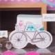 12pcs脚踏车喜糖盒糖果盒TH042满月酒生日雪纱袋闺蜜单身庆生派对