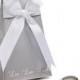 12pcs银色LOVE婚礼糖果盒TH020创意DIY喜糖袋子 银色情人节包装