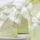 12pcs橄榄绿爱情鸟婚庆bride婚庆糖果盒TH022创意DIY婚礼小物布置