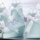 12pcs蓝色爱的主题钻戒婚庆婚礼糖果盒TH021创意DIY喜糖袋子纸盒