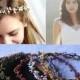 50% OFF- SALE on Set of Hair and Wrist Wreath - Rustic handmade bridal floral crown hairpiece, wedding crown wedding headband, hair wreath