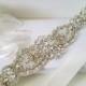 Beaded bridal sash crystal wedding belt sash, Style 181