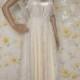 bohemian wedding dress wedding gown beach romantic fairy dress bridal gown mori girl made to order