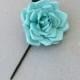 Buttonhole Boutonnière Groom Groomen Best Man Wedding Flowers Aqua Blue Green - other colour options available