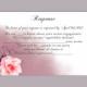 DIY Wedding RSVP Template Editable Word File Instant Download Rsvp Template Printable RSVP Cards Pink Rsvp Card Floral Rose Rsvp Card