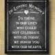 In Loving Memory Wedding Sign - PRINTED chalkboard wedding signage - Rustic Heart Design