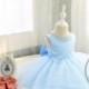 Light Blue Baby Birthday Dress, Super Cute Baby TuTu Dress, Toddlers Easter Dress, Pageant Dress, PD029