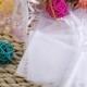3x4 White Organza Wedding Party Favor Bags- Package of 100