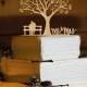 Rustic Wedding Cake Topper - Mr and Mrs