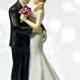 Custom Couple Funny Weddings My Main Squeeze Cheeky Bride Love Pinch and Groom Wedding Cake Topper- Fun Modern Personalized