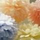 12 Tissue Paper Pom Poms - Any Color - Wedding Pom Poms - Wedding Decor - Paper Pom Poms - Paper Balls