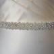 Embellished belt, All around, Bridal belt, wedding dress waistband, Wedding belt, crystal trim, bridal sash, diamante, beaded, dress belt