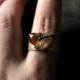 Herkimer Diamond Ring,Raw Citrine ring,raw gemstone ring,heart ring,raw crystal ring,raw stone ring,raw quartz ring,Gypsy ring,rock ring