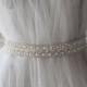 Rhinestones Belt Sash/ Ivory Pearl Sash, Wedding Belt, Wedding Dress Sash,Crystal sash,bridal belt