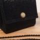 La Regale Vintage Purse, Black Bugle Beaded Evening Bag, Classic Vintage All Beaded Handbag, Style No. 1564