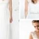 Cap Sleeves Sheath Wedding Dress with Cut Out Back