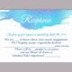 DIY Watercolor Wedding RSVP Template Editable Word File Instant Download Rsvp Template Printable RSVP Cards Blue Rsvp Card Purple Rsvp