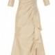 Mother of Bride Dress Taffeta Gownwith Jacket