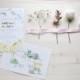 Custom stationery and illustrated map - wedding, baby shower, bridal shower