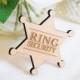 Ringer Bearer Gift Ring Security Badge Pin for Ring Bearer at Wedding - Ring Bearer Gift (Item - RNG100)
