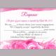 DIY Watercolor Wedding RSVP Template Editable Word File Instant Download Rsvp Template Printable Pink RSVP Card Peonies Rsvp Card Rose Rsvp