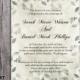DIY Rustic Wedding Invitation Template Editable Word File Download Printable Vintage Invitation Silver Invitation Leaf Floral Invitation