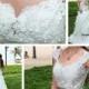 Alluring Satin&Tulle&Organza A-line Queen Anne Neckline Dropped Waistline Wedding Dress