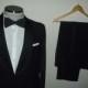 Vintage HORNES Tuxedo Suit Jacket & Trousers / Wedding / Vtg Dinner Tux / Formalwear /Size 42 Regular / Large /Lrg / L / Tailored in Denmark